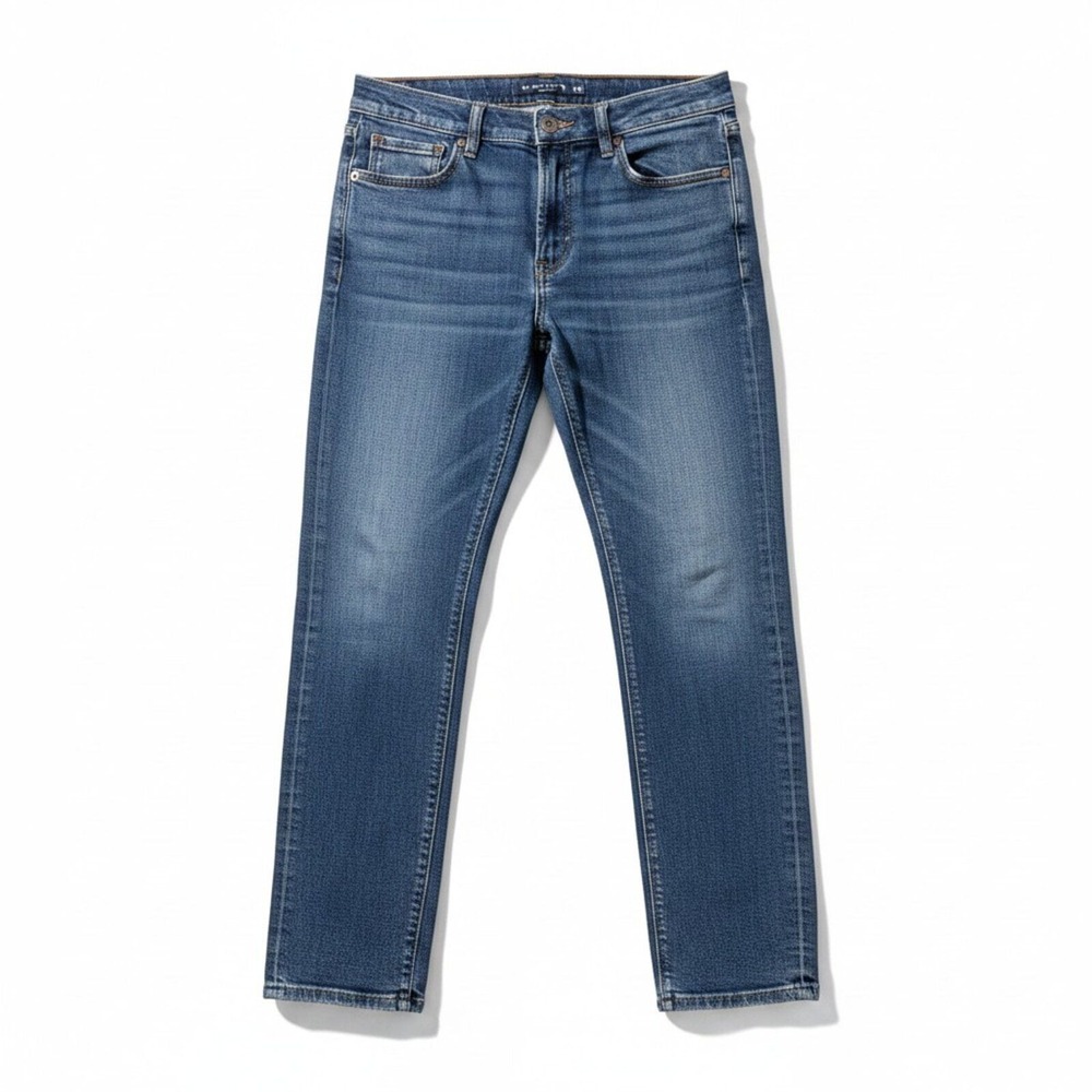 American Eagle‎ Womens 12 Blue Jeans Straight Leg Denim Casual Classic